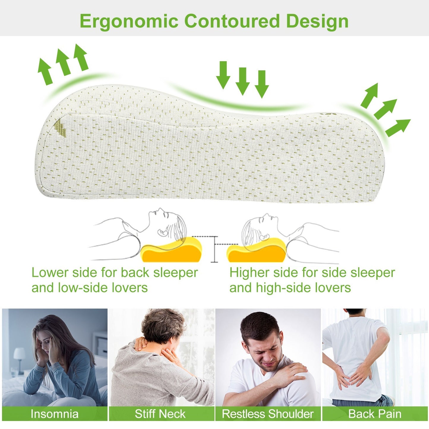 Bamboo - Memory Foam Pillow