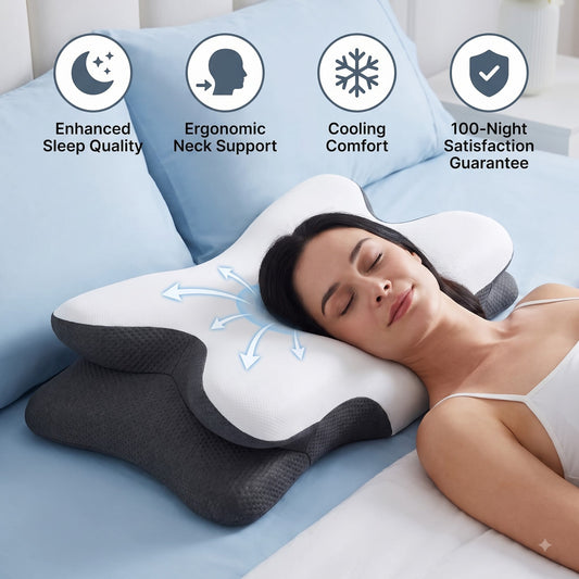 🎁 Bamboo Mattress Memory Foam Pillow (100% off)