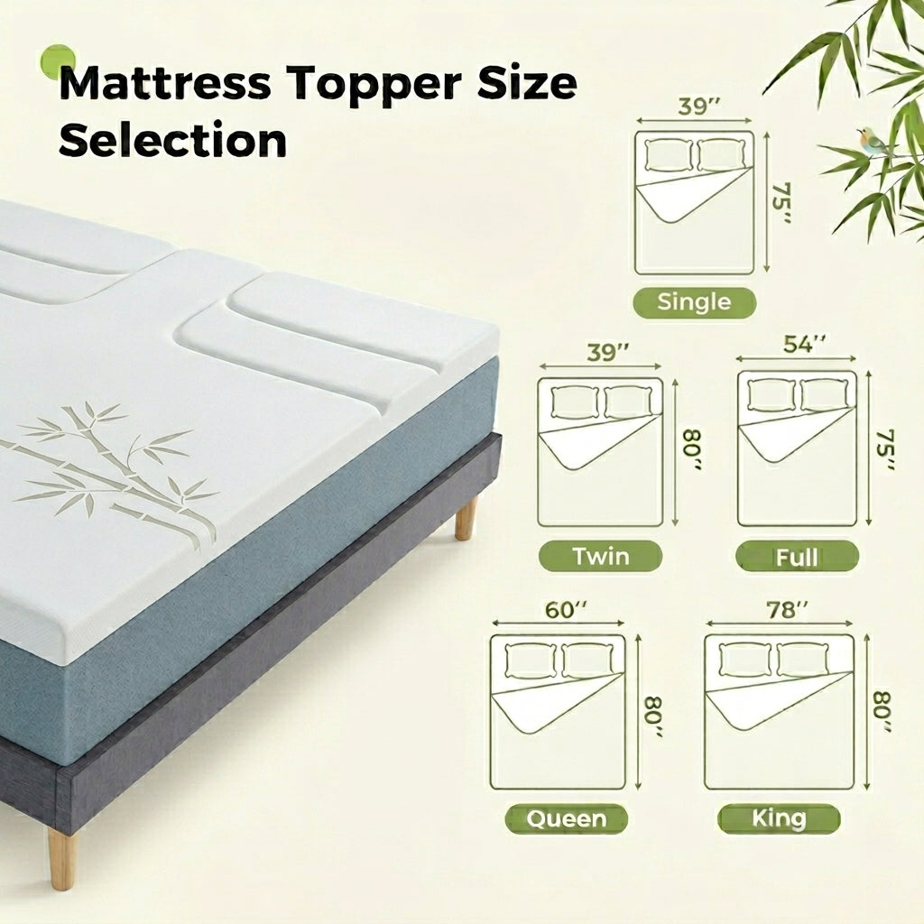 Bamboo Mattress Topper